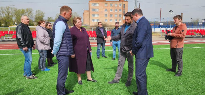 Спортсмены смогут тренироваться на новом стадионе в деревне Гальчино уже в мае Новости Домодедово 